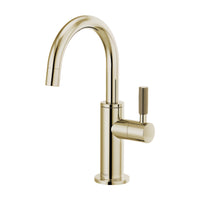 LITZE® BEVERAGE FAUCET WITH ARC SPOUT AND KNURLED HANDLE - robinsonco.ca