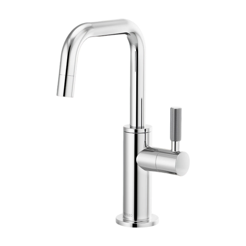 LITZE® BEVERAGE FAUCET WITH SQUARE SPOUT AND KNURLED HANDLE - robinsonco.ca