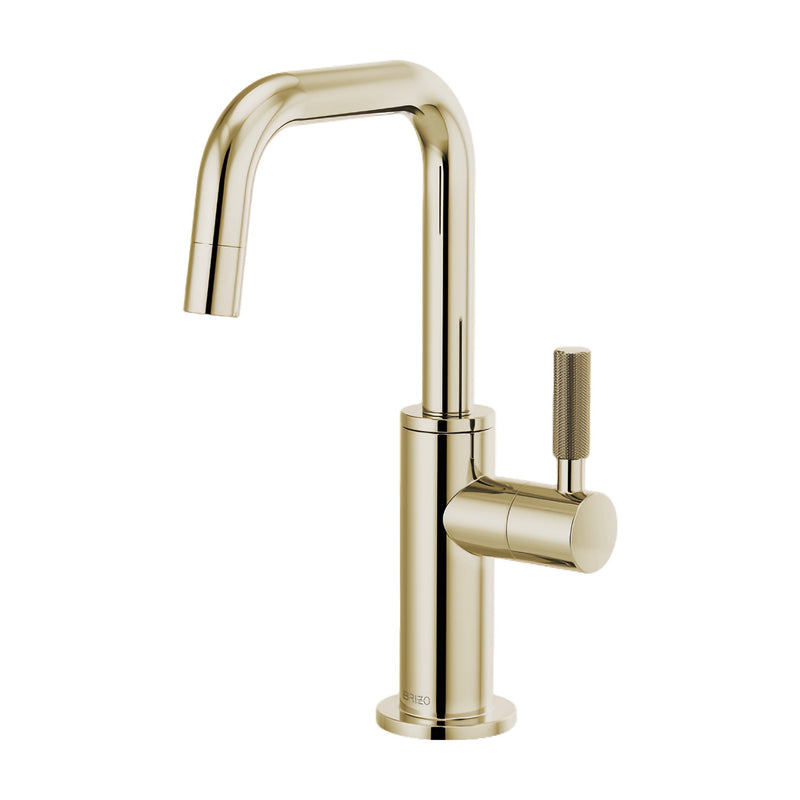 LITZE® BEVERAGE FAUCET WITH SQUARE SPOUT AND KNURLED HANDLE - robinsonco.ca