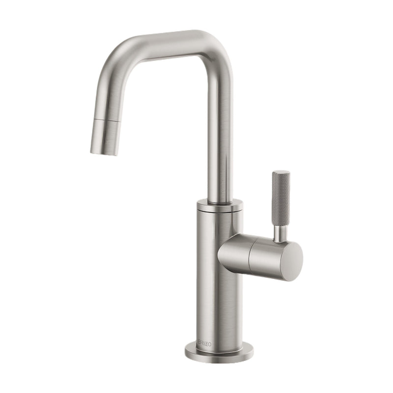 LITZE® BEVERAGE FAUCET WITH SQUARE SPOUT AND KNURLED HANDLE - robinsonco.ca