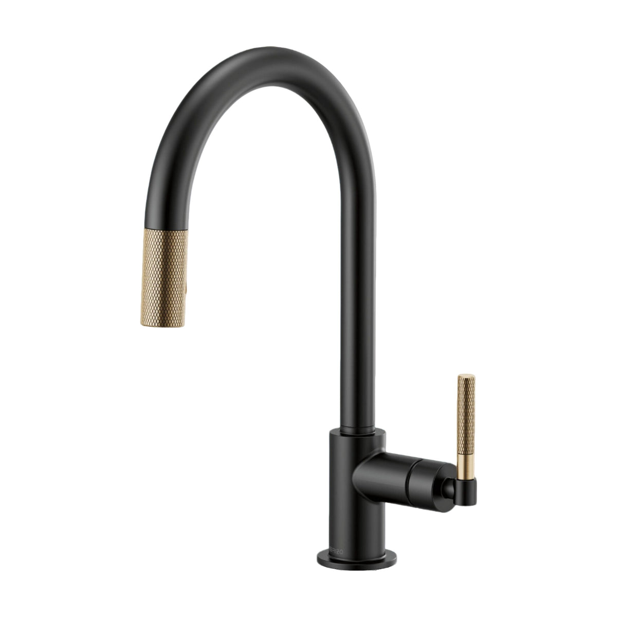 LITZE® PULL-DOWN FAUCET WITH ARC SPOUT AND KNURLED HANDLE - robinsonco.ca