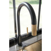 LITZE® PULL-DOWN FAUCET WITH ARC SPOUT AND KNURLED HANDLE - robinsonco.ca