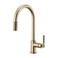 LITZE® PULL-DOWN FAUCET WITH ARC SPOUT AND KNURLED HANDLE - robinsonco.ca