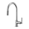 LITZE® PULL-DOWN FAUCET WITH ARC SPOUT AND KNURLED HANDLE - robinsonco.ca