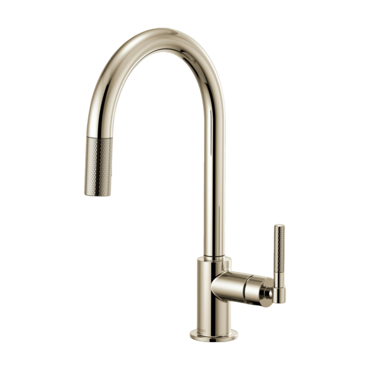 LITZE® PULL-DOWN FAUCET WITH ARC SPOUT AND KNURLED HANDLE | robinsonco.ca