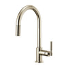 LITZE® PULL-DOWN FAUCET WITH ARC SPOUT AND KNURLED HANDLE - robinsonco.ca