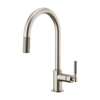 LITZE® PULL-DOWN FAUCET WITH ARC SPOUT AND KNURLED HANDLE - robinsonco.ca