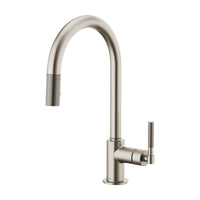 LITZE® PULL-DOWN FAUCET WITH ARC SPOUT AND KNURLED HANDLE - robinsonco.ca
