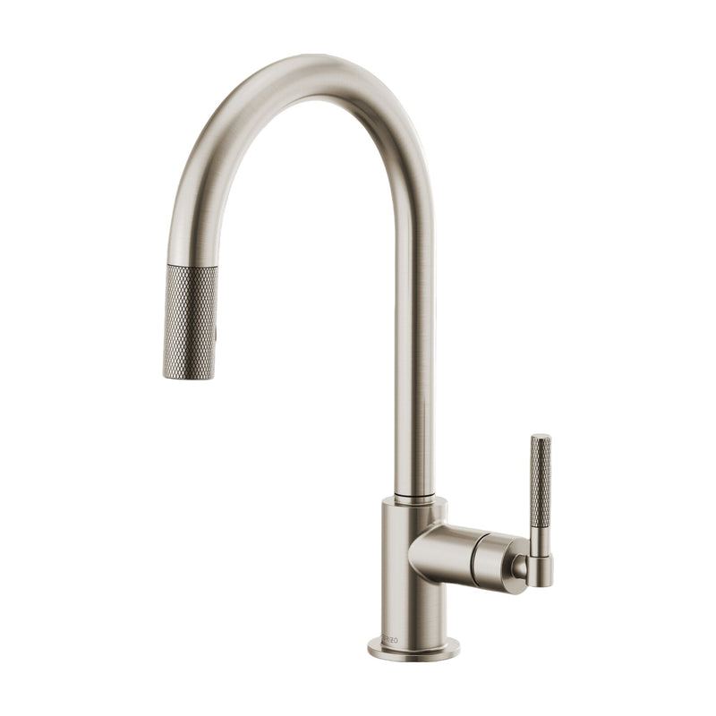 LITZE® PULL-DOWN FAUCET WITH ARC SPOUT AND KNURLED HANDLE - robinsonco.ca