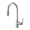 LITZE® PULL-DOWN FAUCET WITH ARC SPOUT AND INDUSTRIAL HANDLE - robinsonco.ca