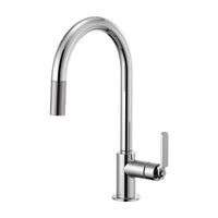 LITZE® PULL-DOWN FAUCET WITH ARC SPOUT AND INDUSTRIAL HANDLE - robinsonco.ca