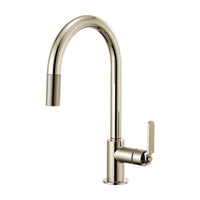 LITZE® PULL-DOWN FAUCET WITH ARC SPOUT AND INDUSTRIAL HANDLE - robinsonco.ca