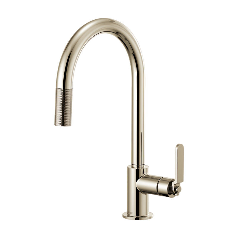 LITZE® PULL-DOWN FAUCET WITH ARC SPOUT AND INDUSTRIAL HANDLE - robinsonco.ca