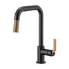 LITZE® PULL-DOWN FAUCET WITH SQUARE SPOUT AND INDUSTRIAL HANDLE - robinsonco.ca