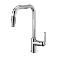 LITZE® PULL-DOWN FAUCET WITH SQUARE SPOUT AND INDUSTRIAL HANDLE - robinsonco.ca