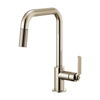 LITZE® PULL-DOWN FAUCET WITH SQUARE SPOUT AND INDUSTRIAL HANDLE - robinsonco.ca