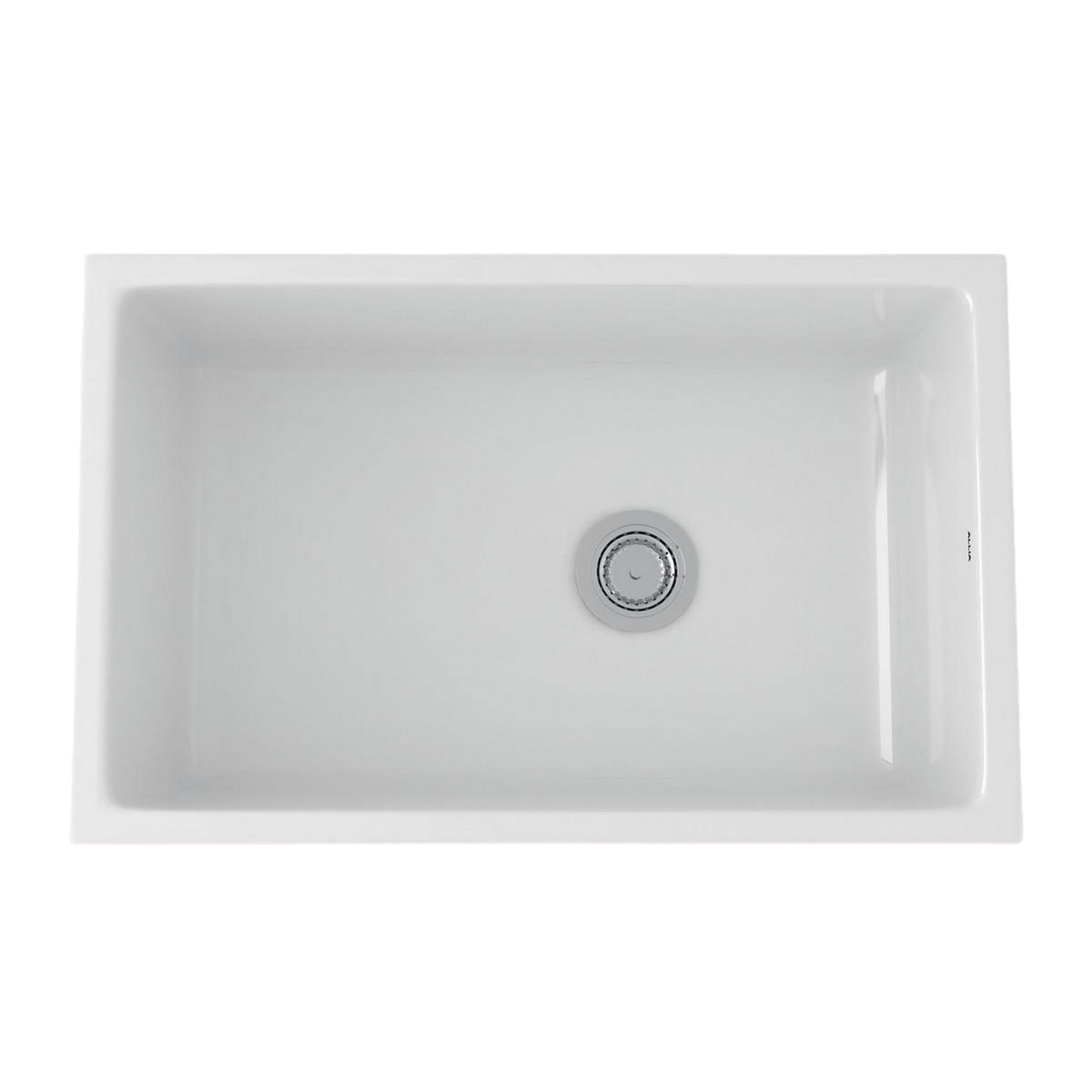 ALLIA 32" FIRECLAY SINGLE BOWL UNDERMOUNT KITCHEN SINK - robinsonco.ca