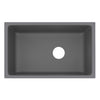 ALLIA 32" FIRECLAY SINGLE BOWL UNDERMOUNT KITCHEN SINK - robinsonco.ca