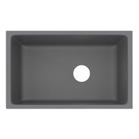 ALLIA 32" FIRECLAY SINGLE BOWL UNDERMOUNT KITCHEN SINK - robinsonco.ca