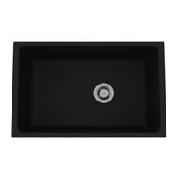 ALLIA 32" FIRECLAY SINGLE BOWL UNDERMOUNT KITCHEN SINK - robinsonco.ca