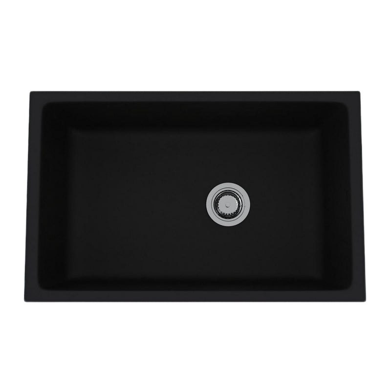 ALLIA 32" FIRECLAY SINGLE BOWL UNDERMOUNT KITCHEN SINK - robinsonco.ca