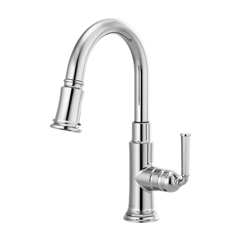 BRIZO SINGLE HANDLE PULL-DOWN PREP KITCHEN FAUCET - robinsonco.ca