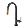 LITZE® SMARTTOUCH® PULL-DOWN FAUCET WITH ARC SPOUT AND KNURLED HANDLE - robinsonco.ca
