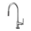 LITZE® SMARTTOUCH® PULL-DOWN FAUCET WITH ARC SPOUT AND KNURLED HANDLE - robinsonco.ca