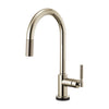 LITZE® SMARTTOUCH® PULL-DOWN FAUCET WITH ARC SPOUT AND KNURLED HANDLE - robinsonco.ca