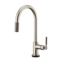 LITZE® SMARTTOUCH® PULL-DOWN FAUCET WITH ARC SPOUT AND KNURLED HANDLE - robinsonco.ca
