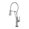 Brizo Artesso SmartTouch Articulating Kitchen Faucet with Finished Hose | 64125LF-PC | ROBINSON Lighting & Bath