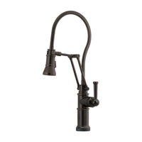 Brizo Artesso SmartTouch Articulating Kitchen Faucet with Finished Hose  64125LF-RB | ROBINSON Lighting & Bath