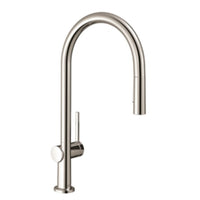 TALIS N, O-STYLE, HIGH ARC PULL-DOWN 2-SPRAY KITCHEN FAUCET - robinsonco.ca