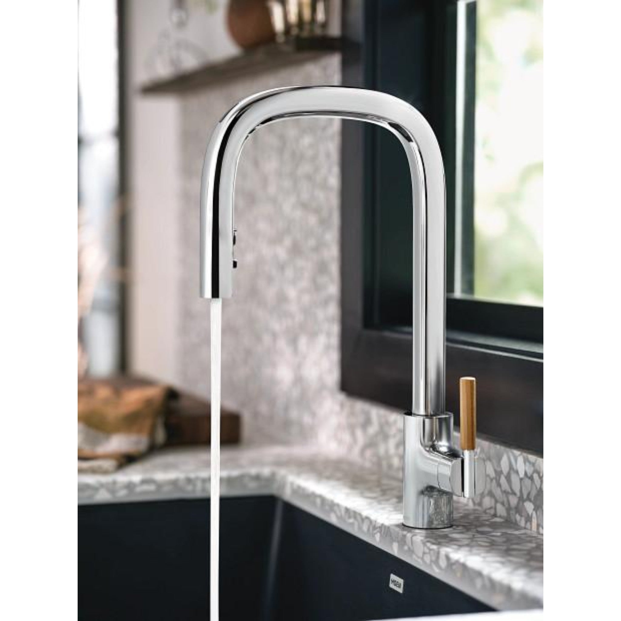 Tonkun TENON ONE-HANDLE HIGH ARC PULLDOWN KITCHEN FAUCET WITH MOTION