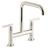 PURIST TWO-HOLE BRIDGE KITCHEN SINK FAUCET