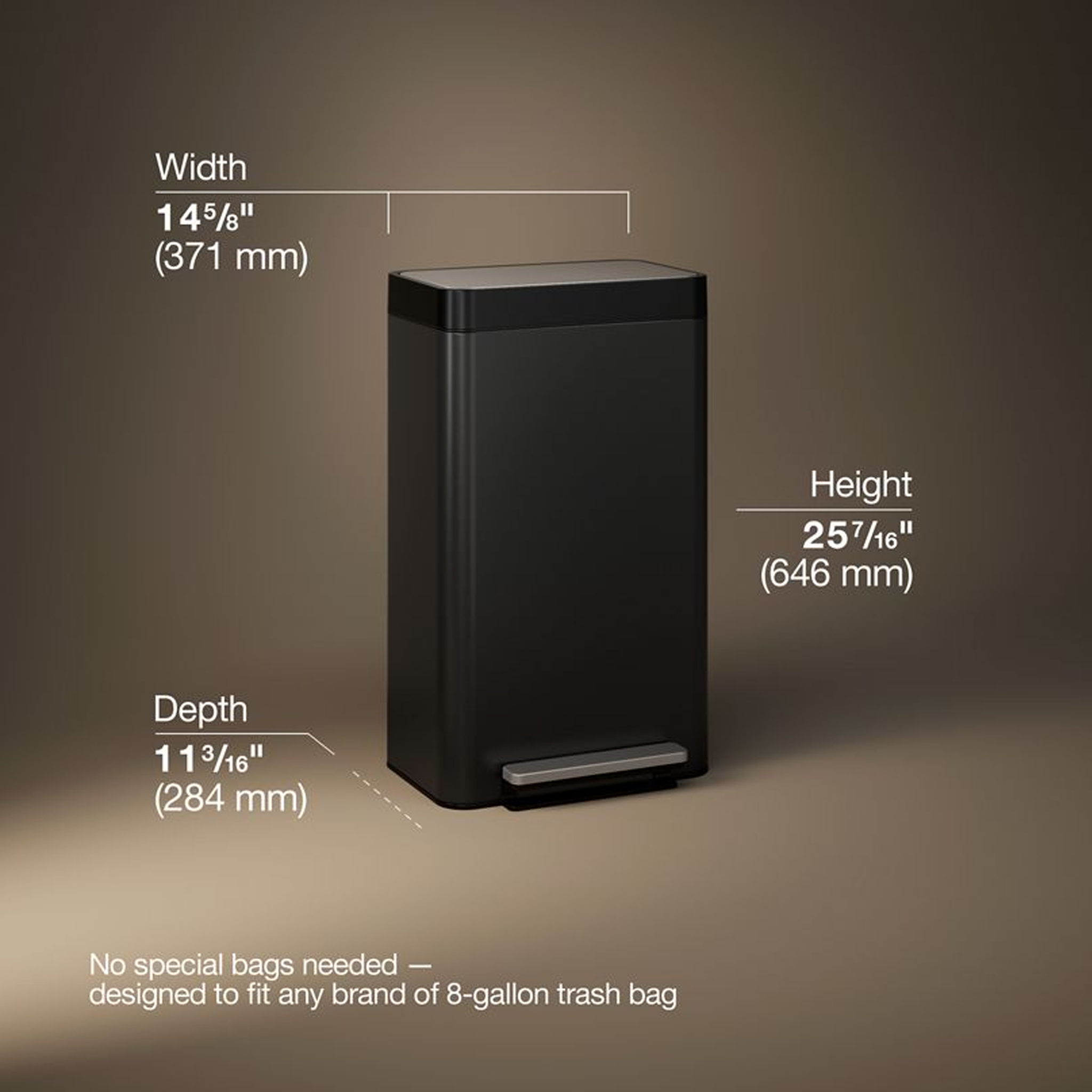 8-GALLON LOFT STEP TRASH CAN - robinsonco.ca
