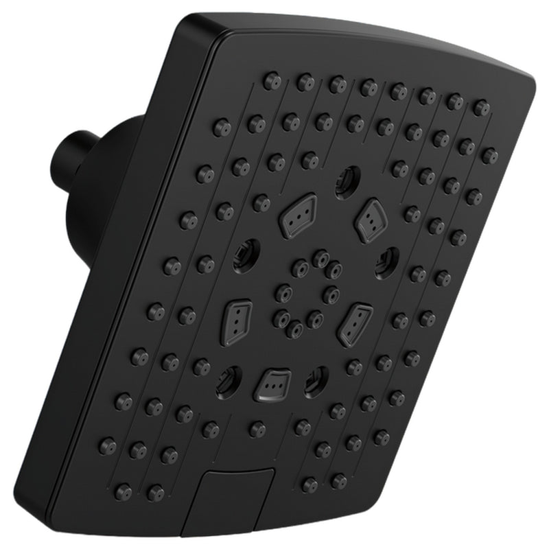 ESSENTIAL™ SHOWER SERIES 7" LINEAR SQUARE H2OKINETIC® MULTI-FUNCTION WALL MOUNT SHOWERHEAD - robinsonco.ca