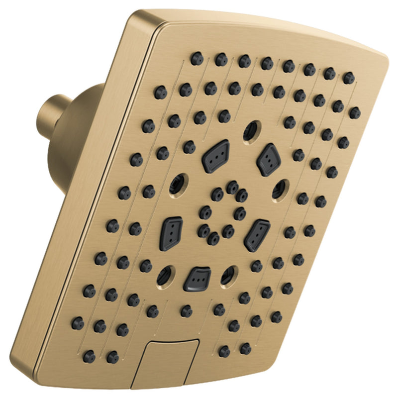 ESSENTIAL™ SHOWER SERIES 7" LINEAR SQUARE H2OKINETIC® MULTI-FUNCTION WALL MOUNT SHOWERHEAD - robinsonco.ca