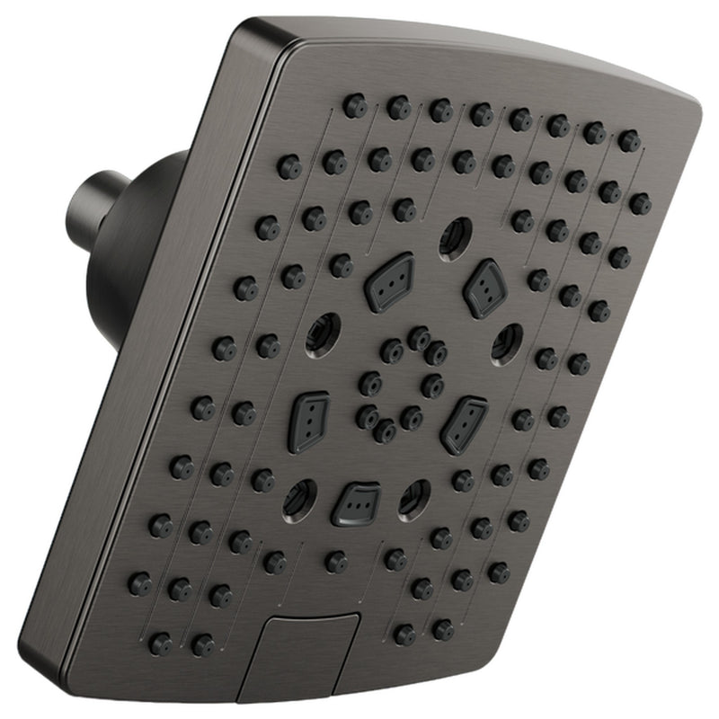 ESSENTIAL™ SHOWER SERIES 7" LINEAR SQUARE H2OKINETIC® MULTI-FUNCTION WALL MOUNT SHOWERHEAD - robinsonco.ca