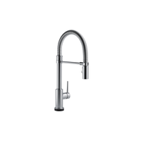 TRINSIC® SINGLE HANDLE PULL-DOWN KITCHEN FAUCET WITH SPRING SPOUT WITH TOUCH2O - robinsonco.ca