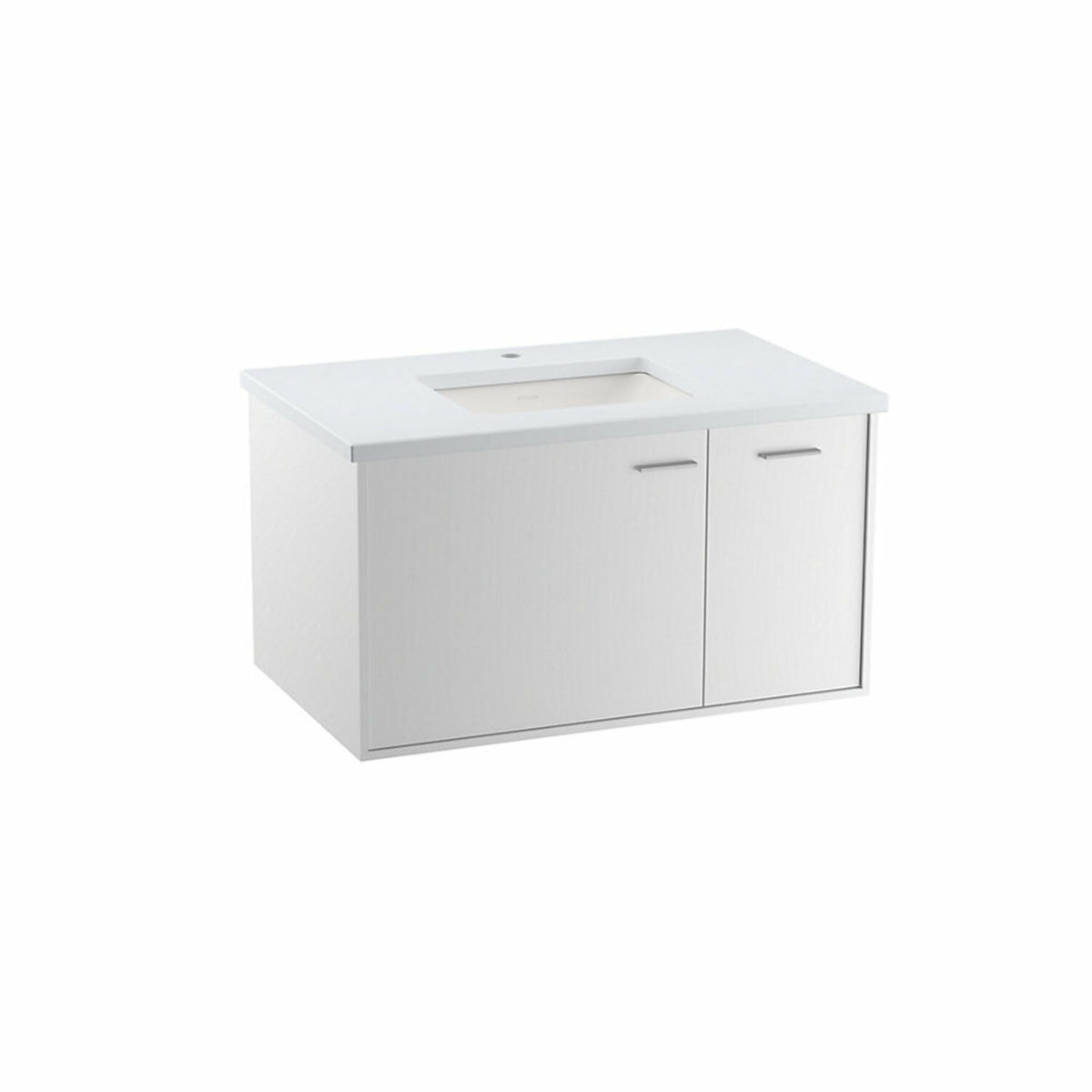 JUTE 36" WALL HUNG BATHROOM VANITY CABINET (ONLY) - robinsonco.ca