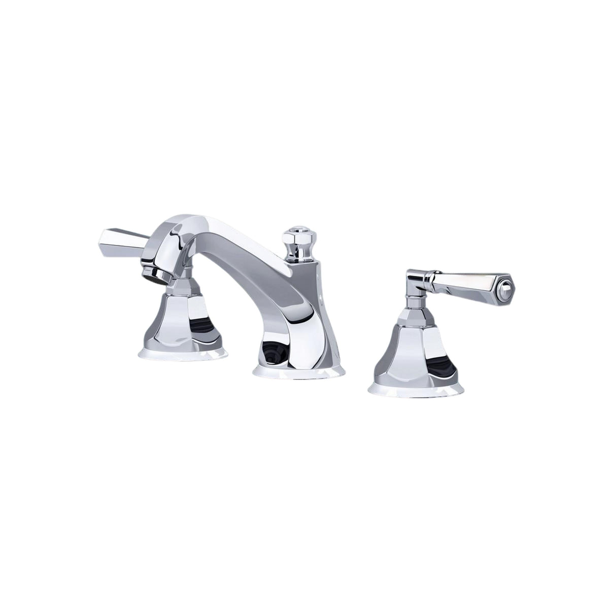 PALLADIAN® WIDESPREAD LAVATORY FAUCET WITH LOW SPOUT (LEVER HANDLE) - robinsonco.ca