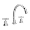 LOMBARDIA® WIDESPREAD LAVATORY FAUCET WITH C-SPOUT (CROSS HANDLE) - robinsonco.ca
