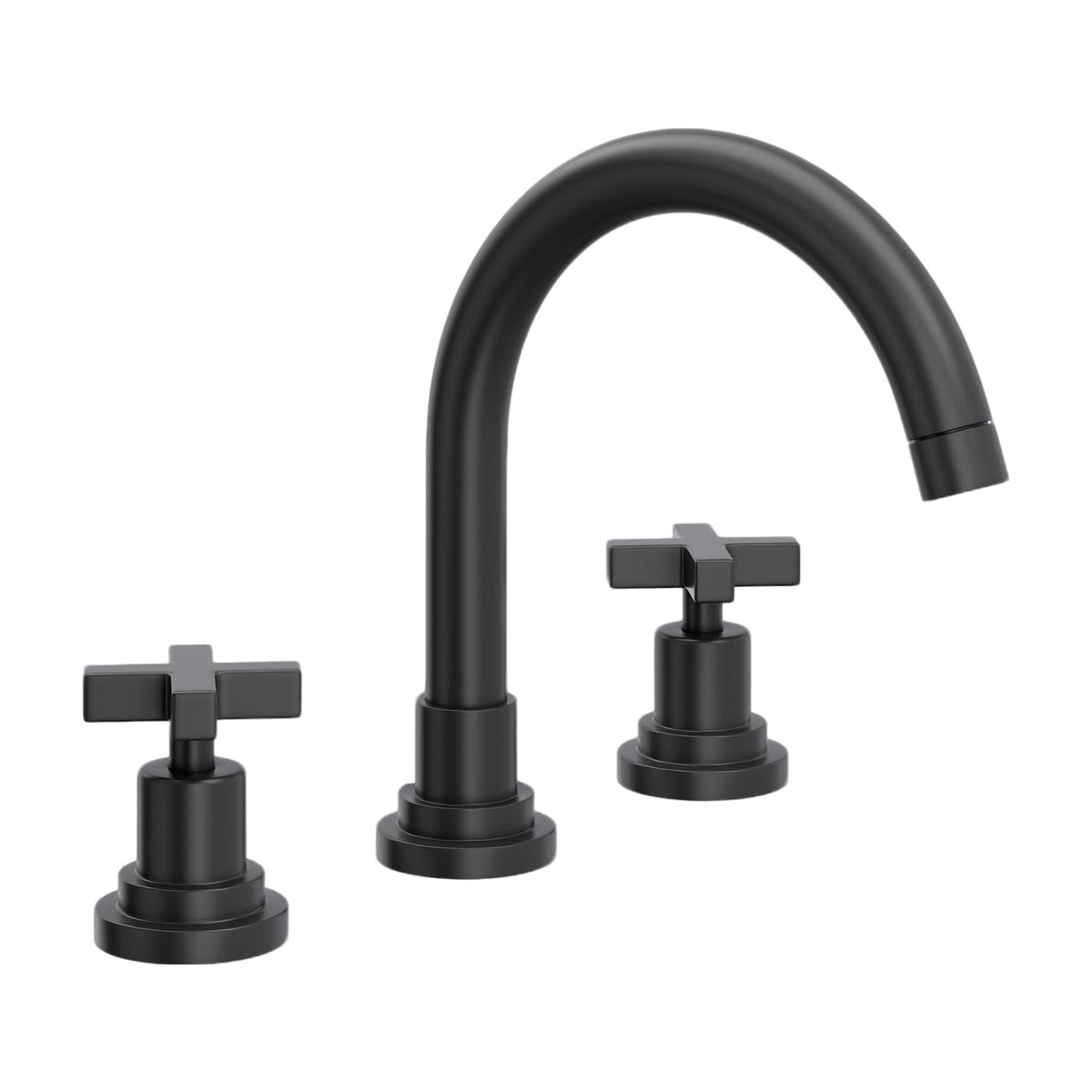 LOMBARDIA® WIDESPREAD LAVATORY FAUCET WITH C-SPOUT (CROSS HANDLE) - robinsonco.ca