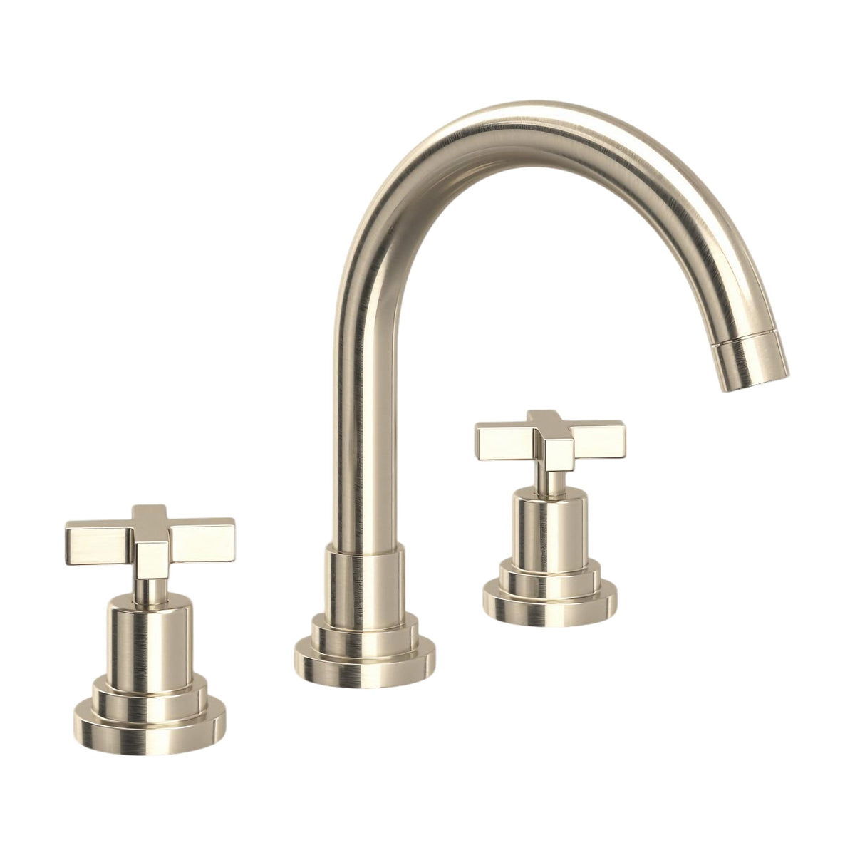 LOMBARDIA® WIDESPREAD LAVATORY FAUCET WITH C-SPOUT (CROSS HANDLE) - robinsonco.ca