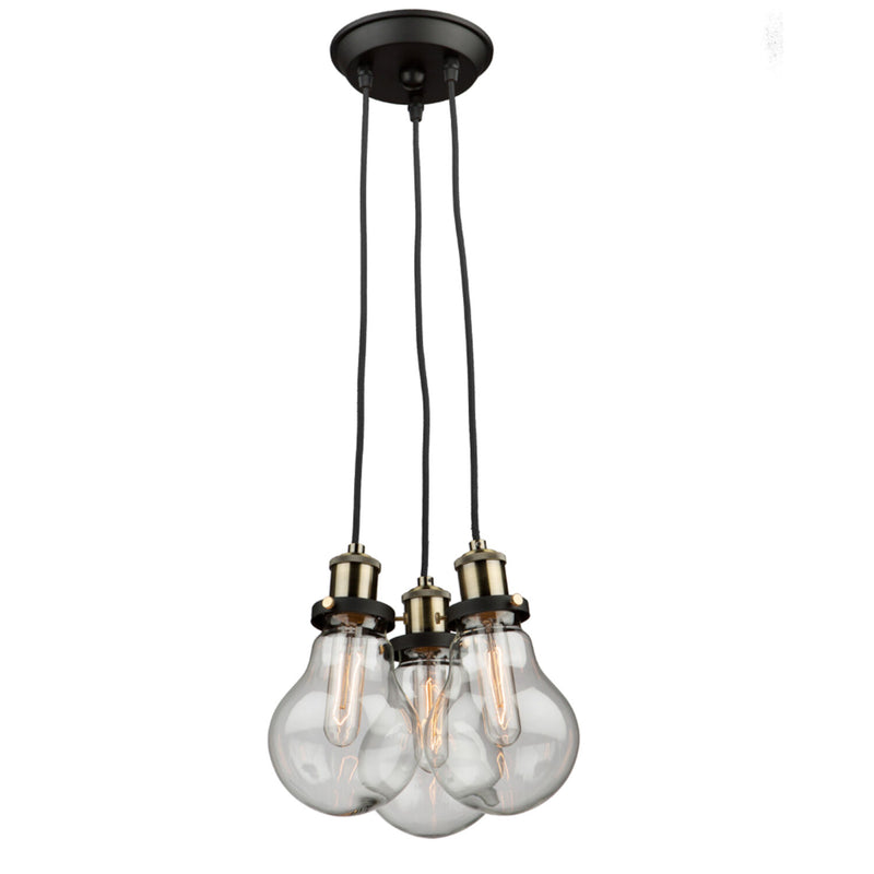 EDISON 3-LIGHT CLUSTER PENDANT