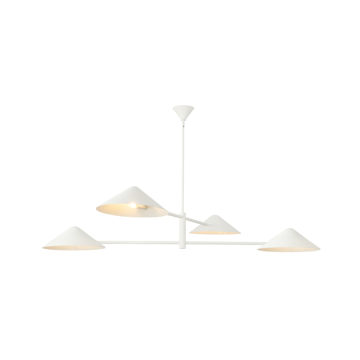 Alora Ashford Chandelier in antique white finish
