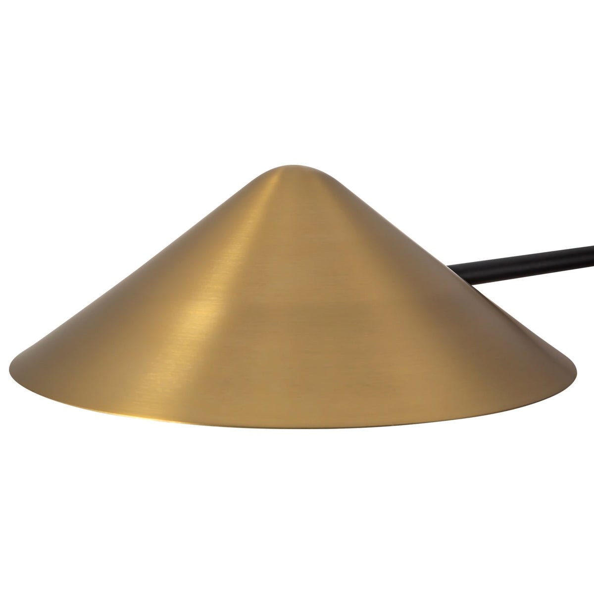 Close-up shot of Alora Ashford chandelier in brushed gold finish