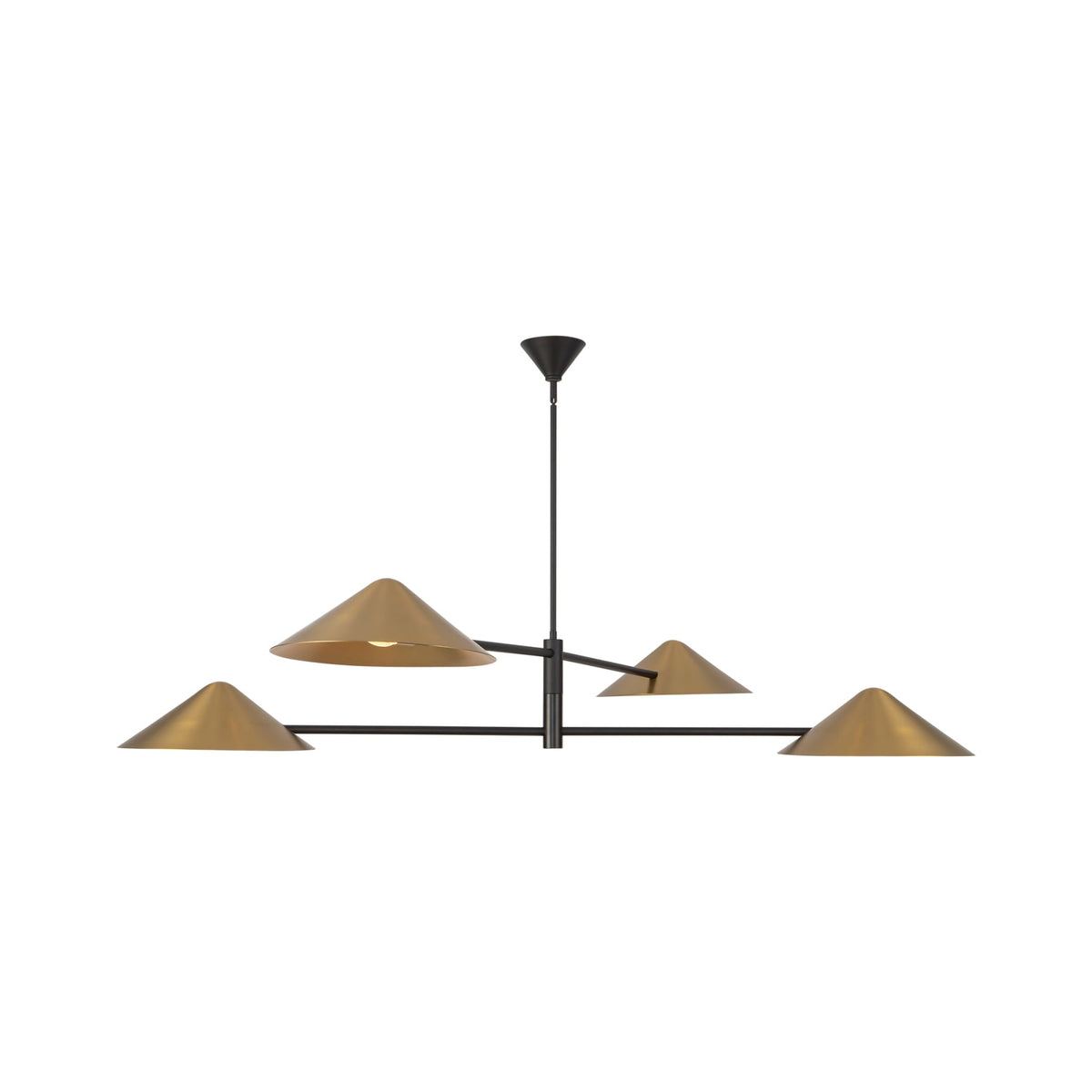 Alora Ashford Chandelier with brushed gold finish