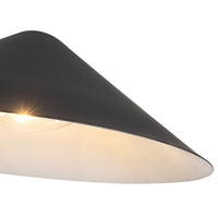 Close-up of Alora Ashford Chandelier in matte black finish close-up